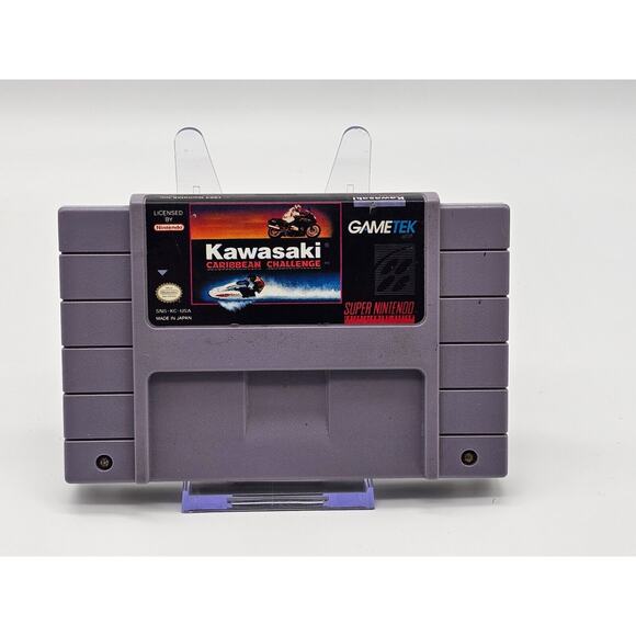Kawasaki Caribbean Challenge - Nintendo SNES - Authentic - Cart Only - Tested! - Picture 1 of 2